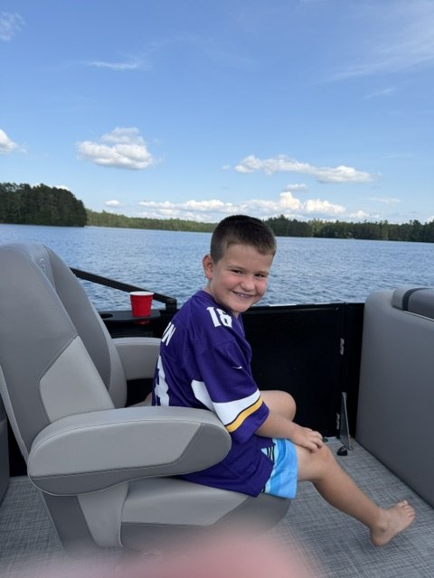 A summer boat ride on Katherine Lake